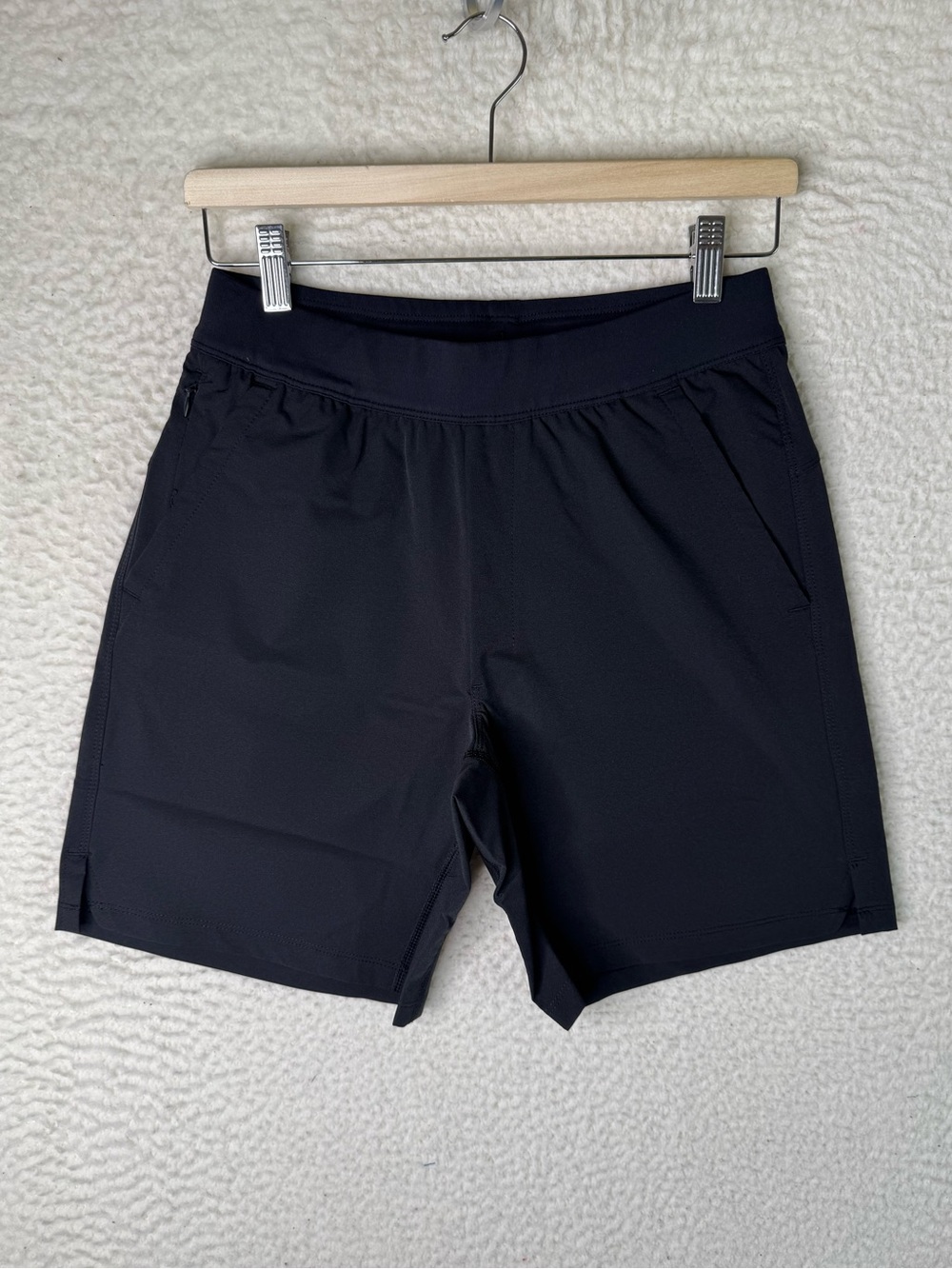 Public Rec Flex Short 7 1/2" Athletic Shorts Size 28 Black Unlined Hybrid